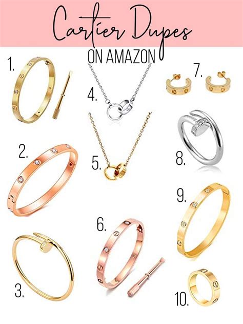 cartier dupe ring amazon|cartier love earrings dupe amazon.